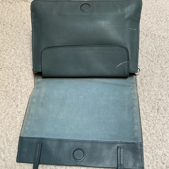 Prada Etiquette Flap Bag Studded Glace Calfskin Small bag - Picture 7 of 17